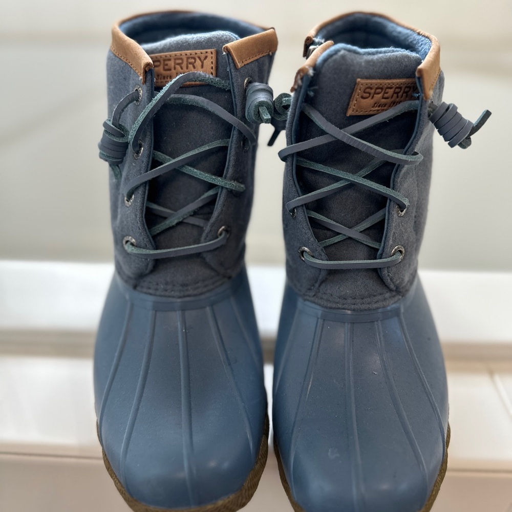 Sperry Saltwater Duck Boots | Wool Lined Waterpro… - image 3